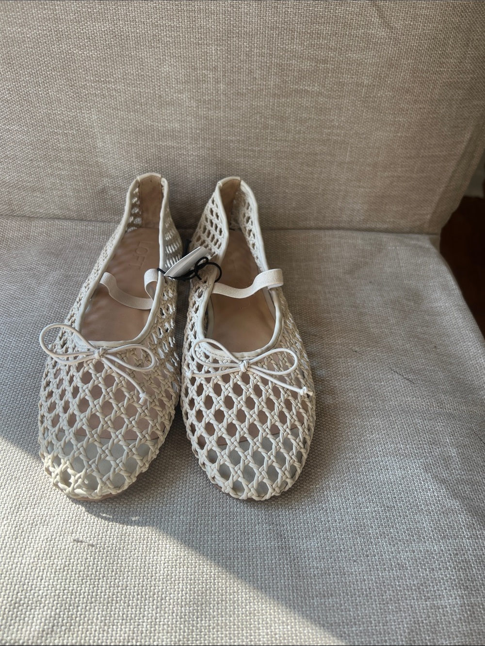 Loft Woven Mary Jane ballet flats- size 9